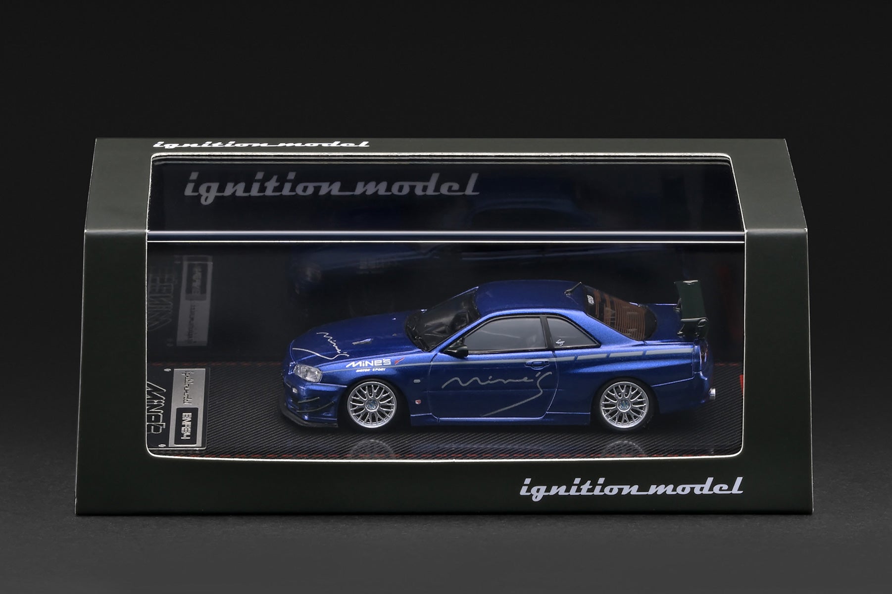 Ignition Model - Nissan Skyline GT-R Mine's (R34) Blue Metallic