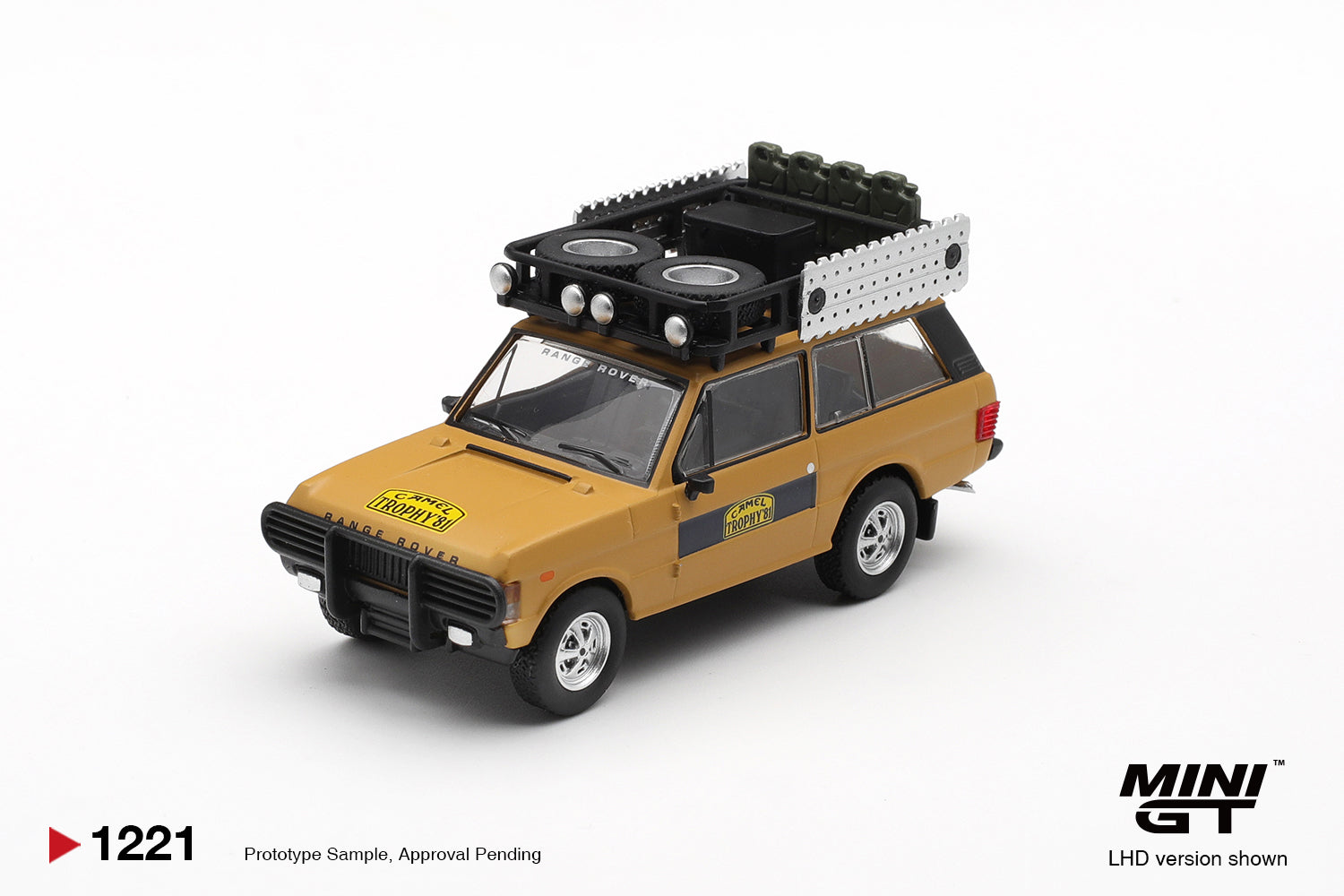 [Pre Order, Box] MiniGT - Range Rover 1981 Camel Trophy Sumatra K.Stoppa & A.Valldorf
