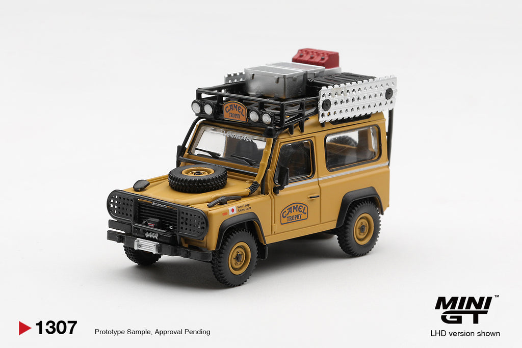 [Pre Order, Box] MiniGT - Land Rover Defender 90 1985 Camel Trophy Borneo Team Japan