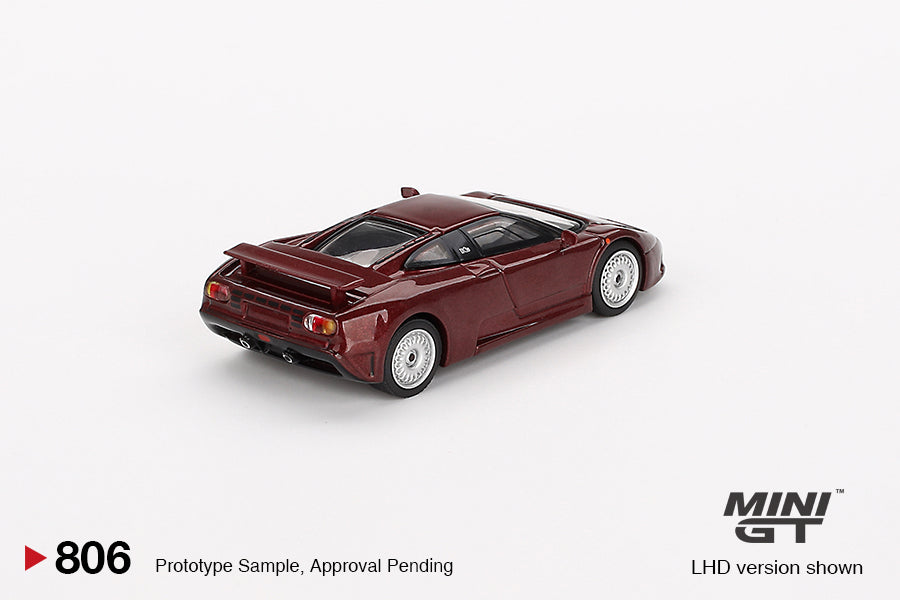 [Box] MiniGT - Bugatti EB110 GT Dark Red Metallic - 5