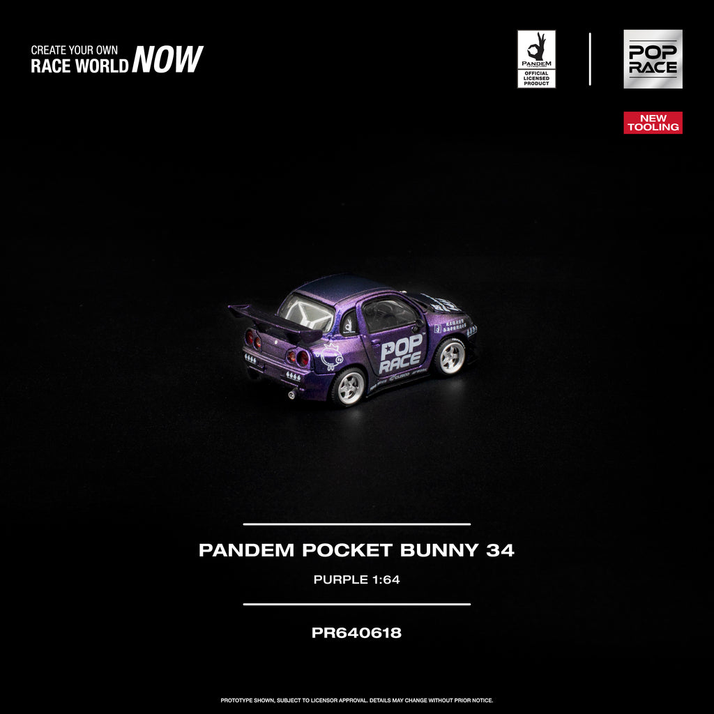 PANDEM POCKET BUNNY 34 PURPLE