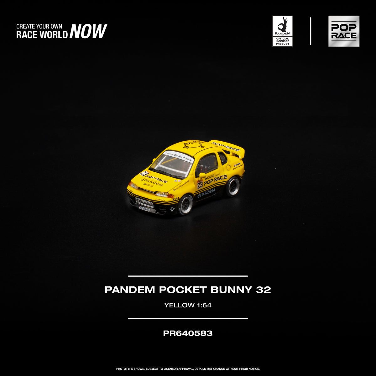 PANDEM POCKET BUNNY 32 YELLOW