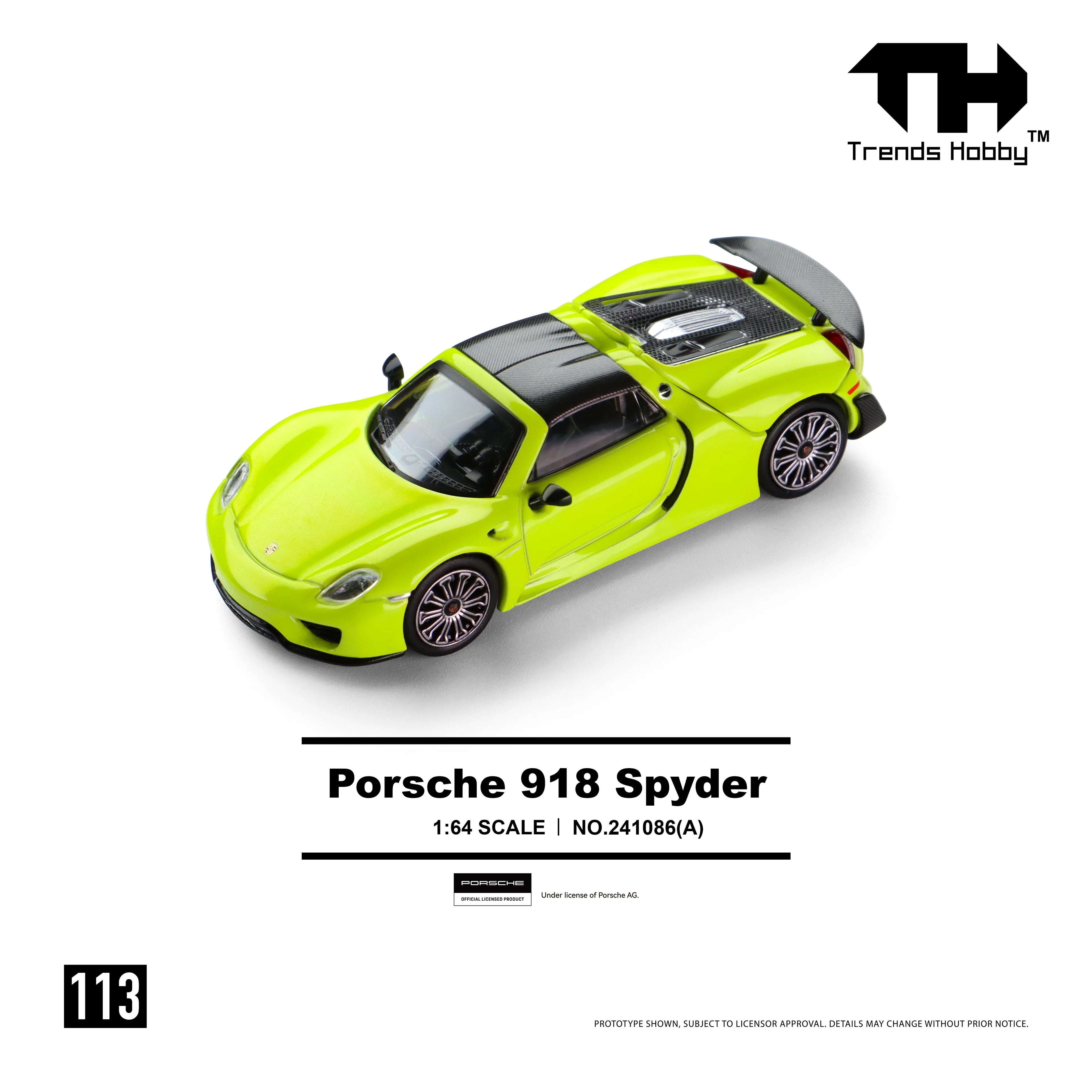 Porsche 918 Spyder - Acid Yellow