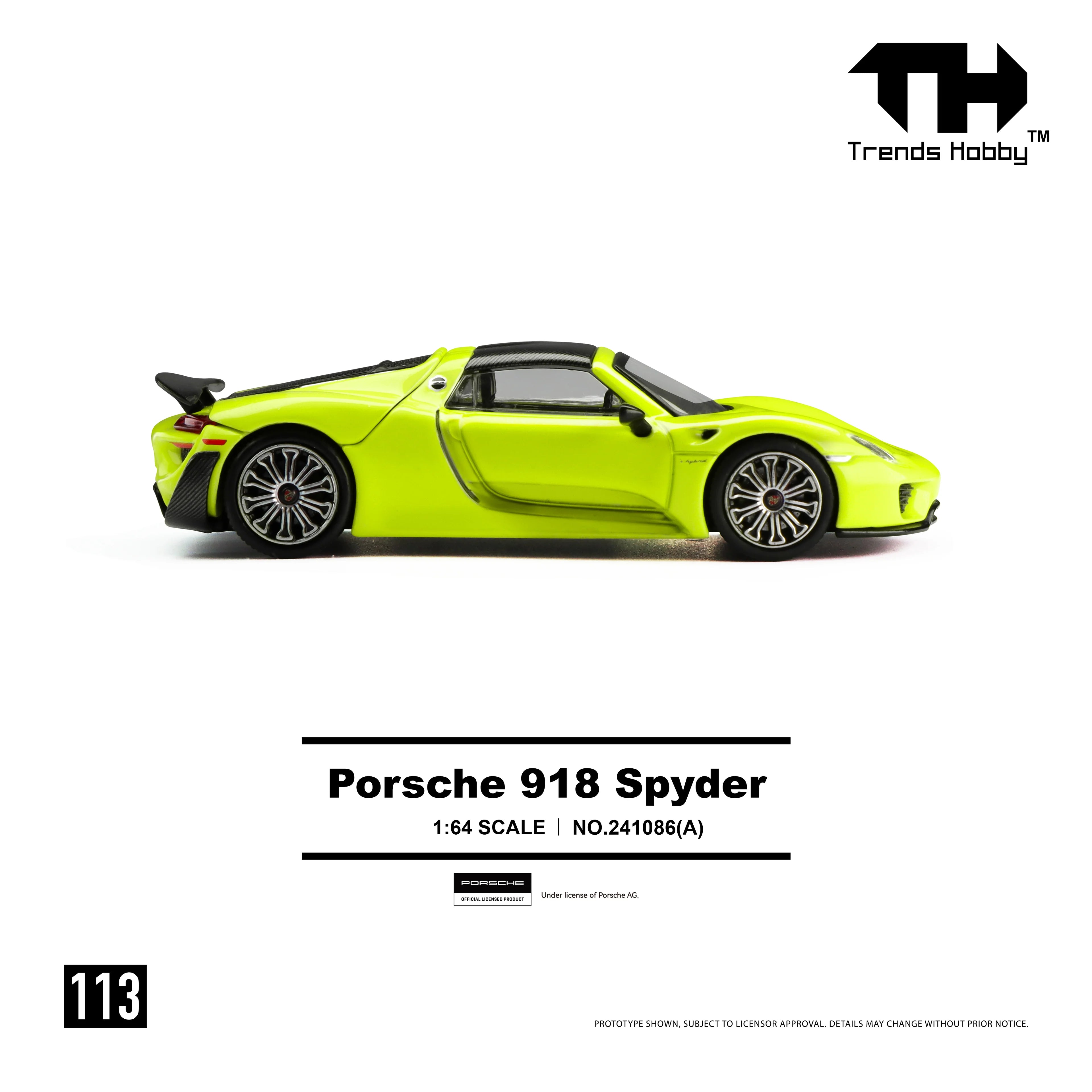 Porsche 918 Spyder - Acid Yellow