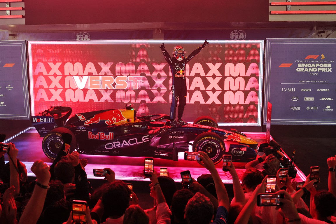ORACLE RED BULL RACING RB22 - MAX VERSTAPPEN - WINNER SINGAPORE 2026