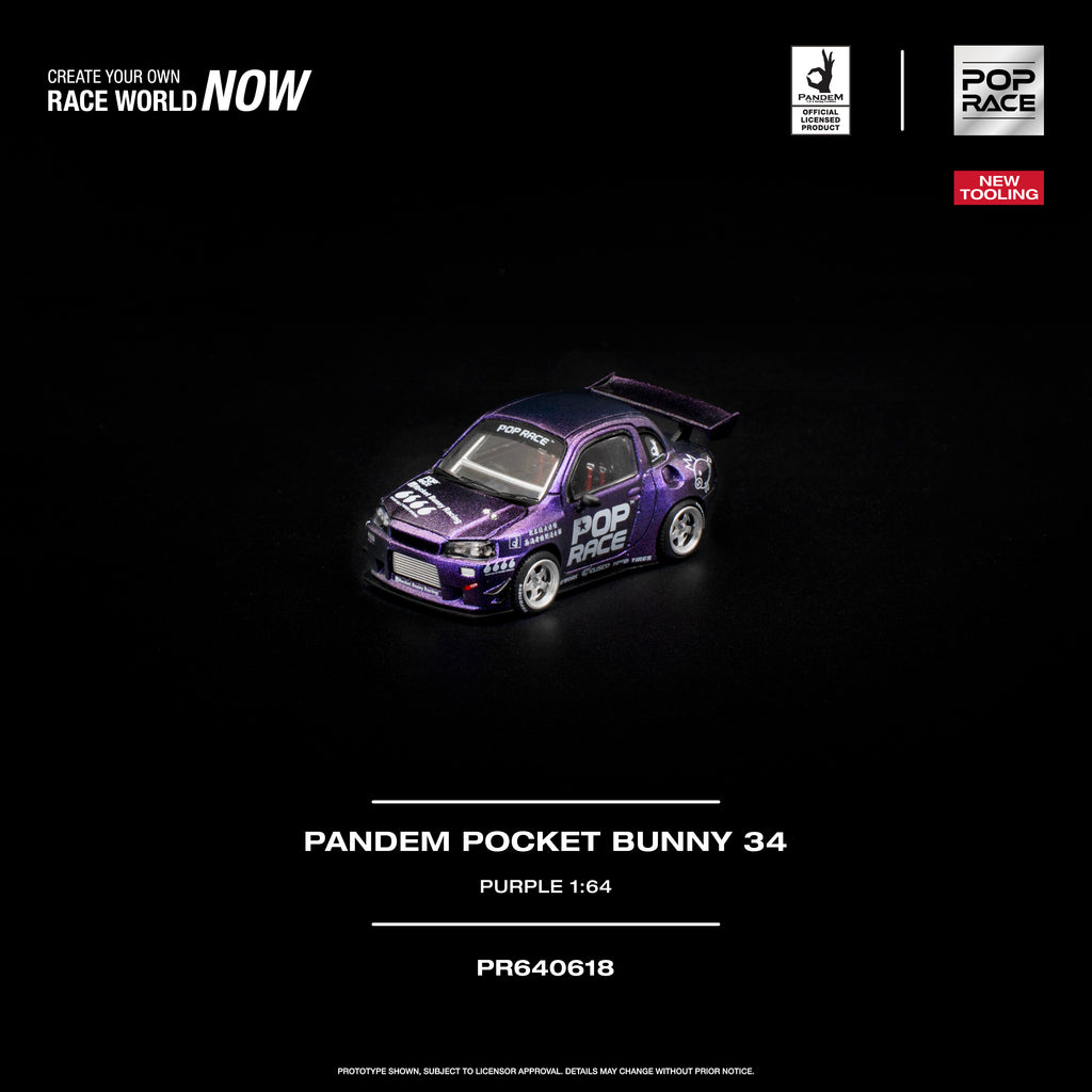 PANDEM POCKET BUNNY 34 PURPLE