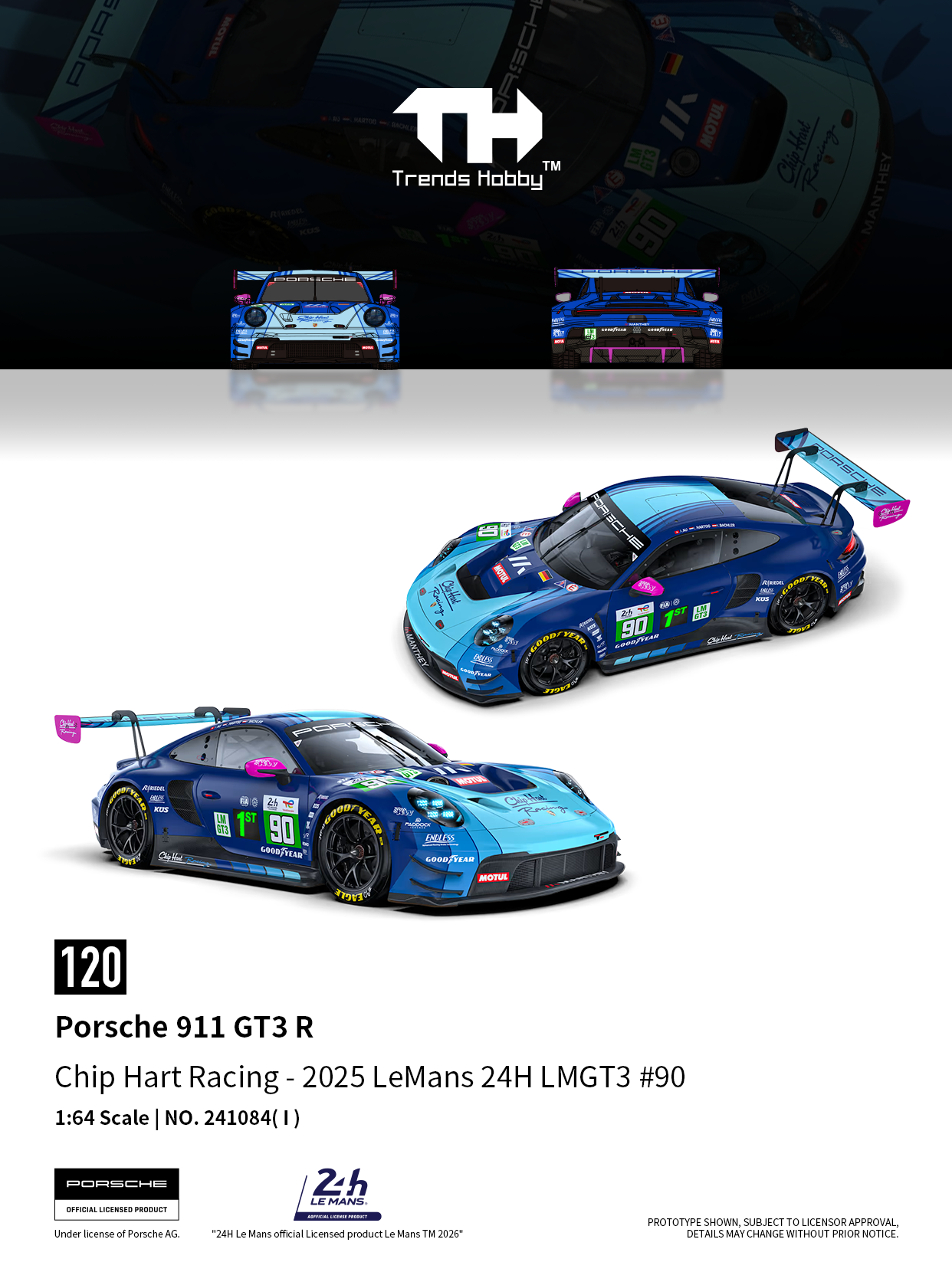 Porsche 911 GT3 R - LeMans 24H 2025 #90