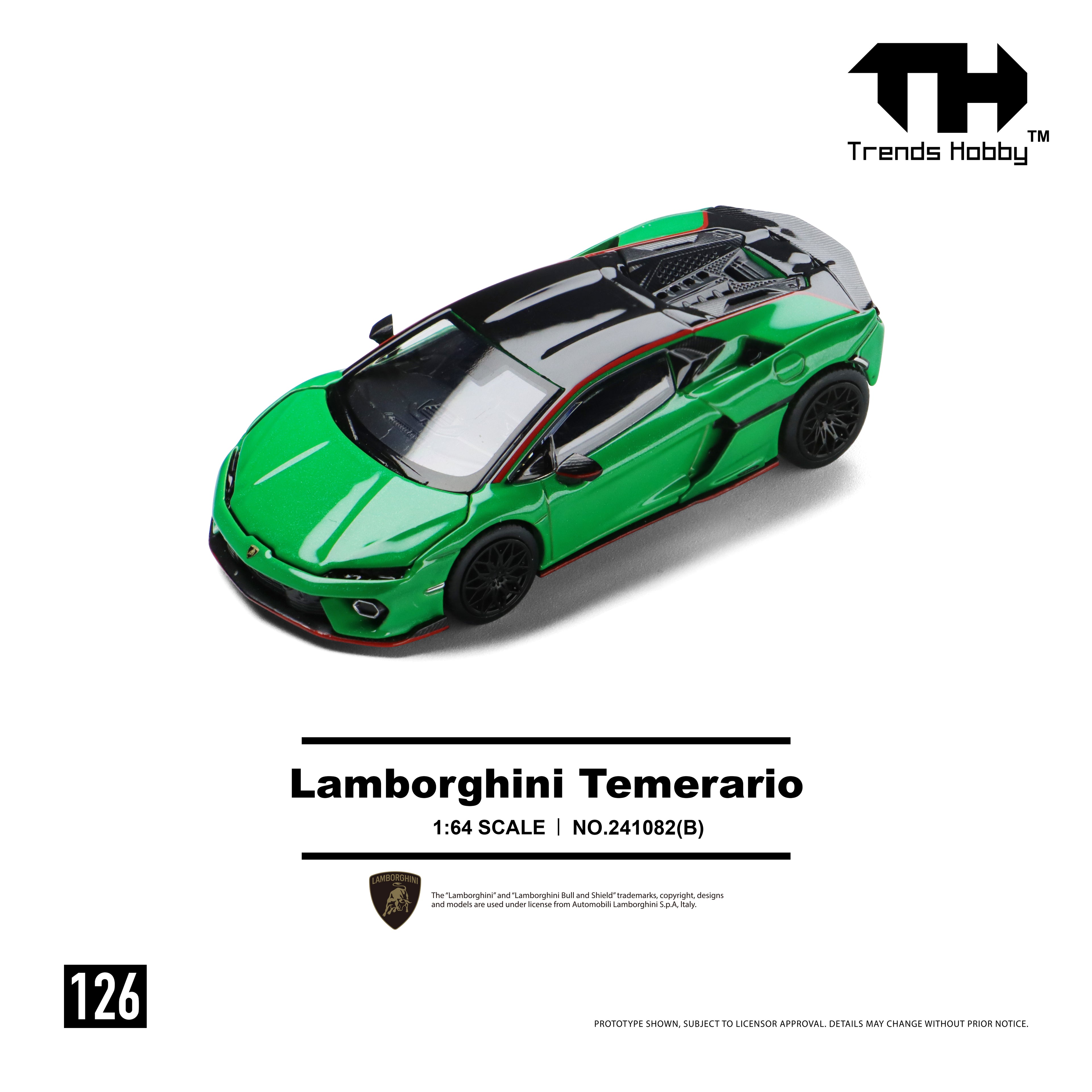 [Pre Order] Trends Hobby - Lamborghini Temerario- Green