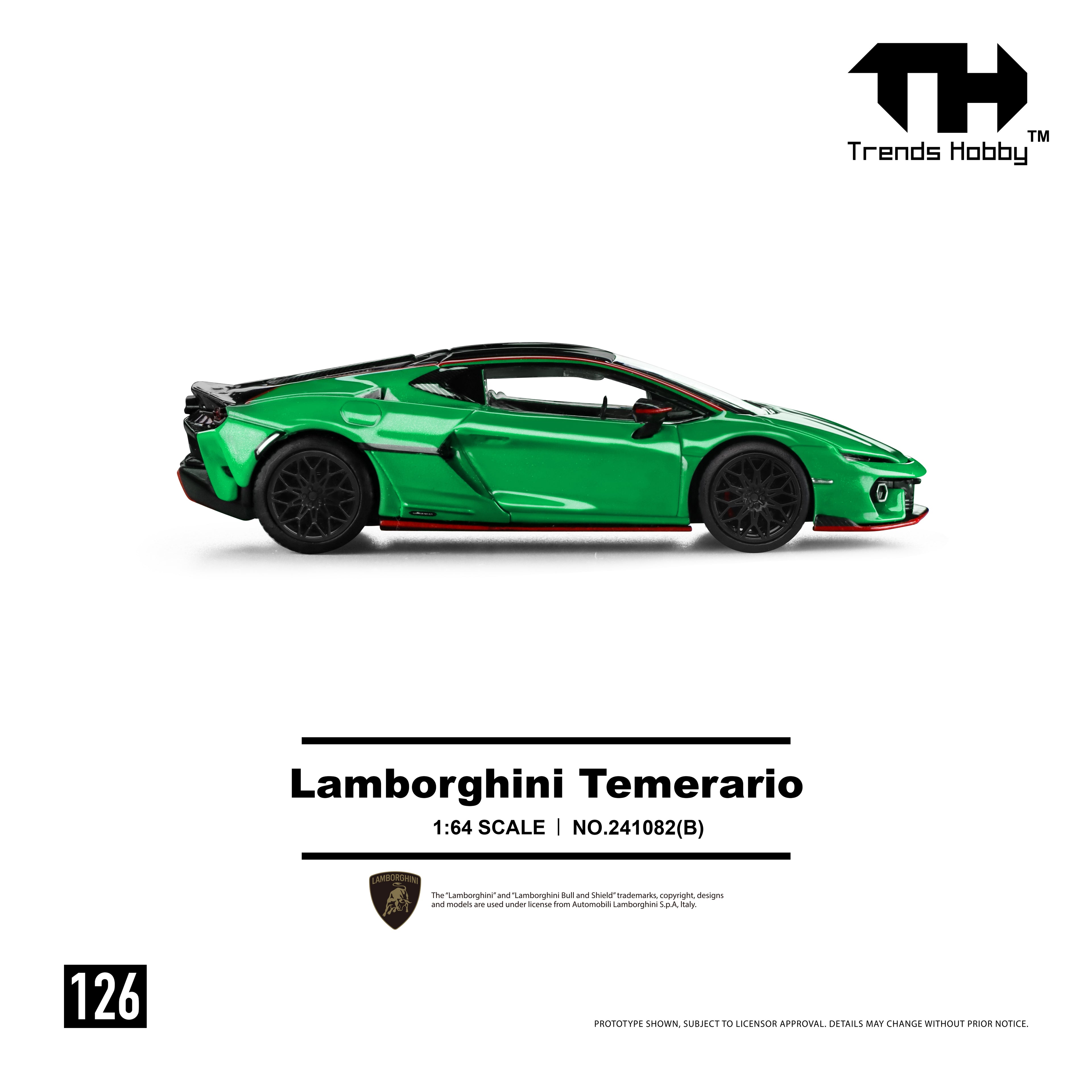 [Pre Order] Trends Hobby - Lamborghini Temerario- Green