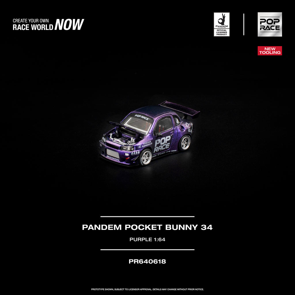 PANDEM POCKET BUNNY 34 PURPLE