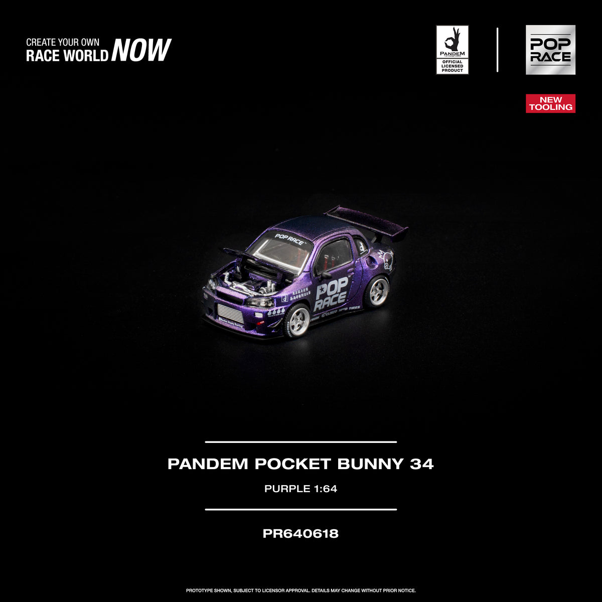 PANDEM POCKET BUNNY 34 PURPLE