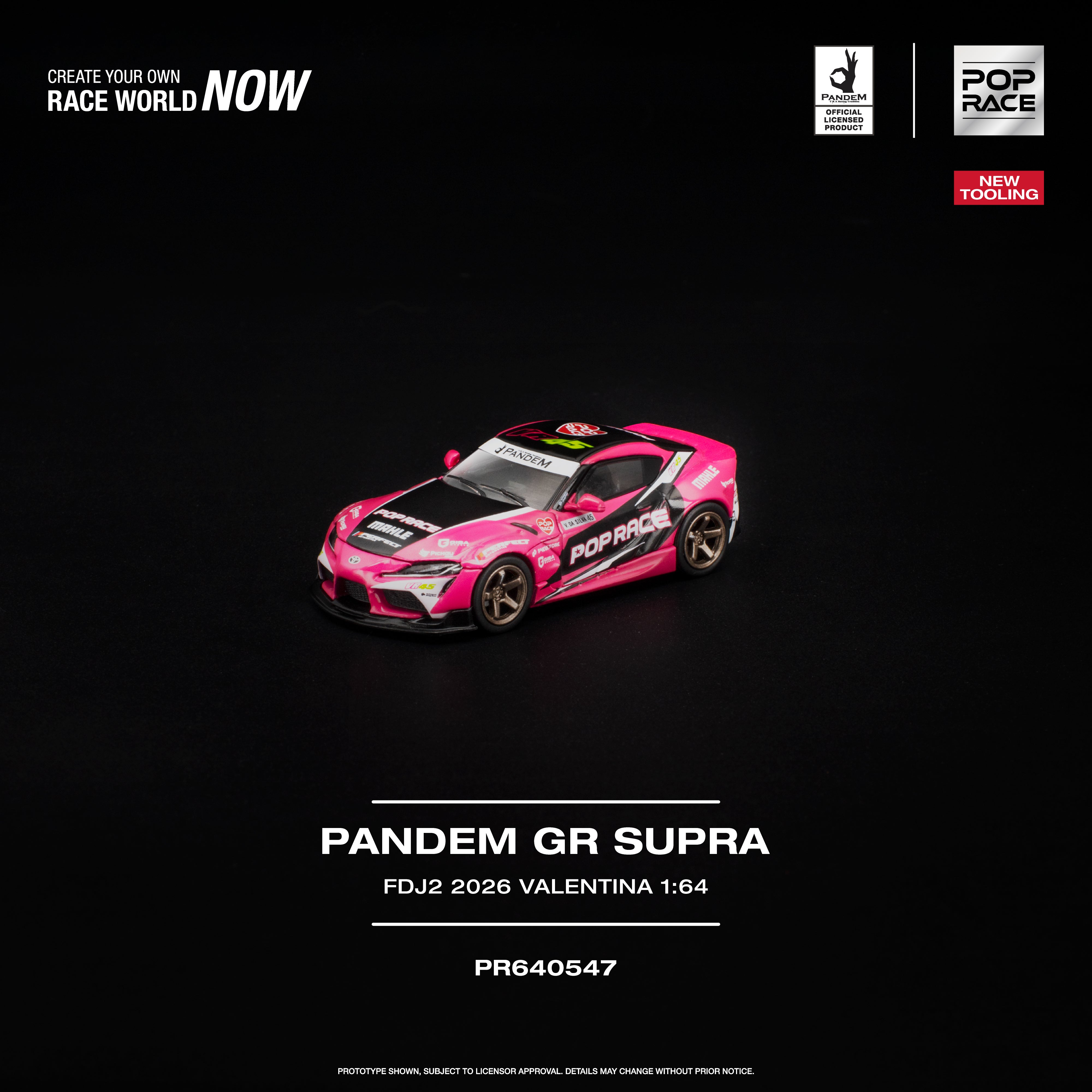 Pop Race - Pandem Toyota GR Supra Valentina Piaz FDJ2 #45