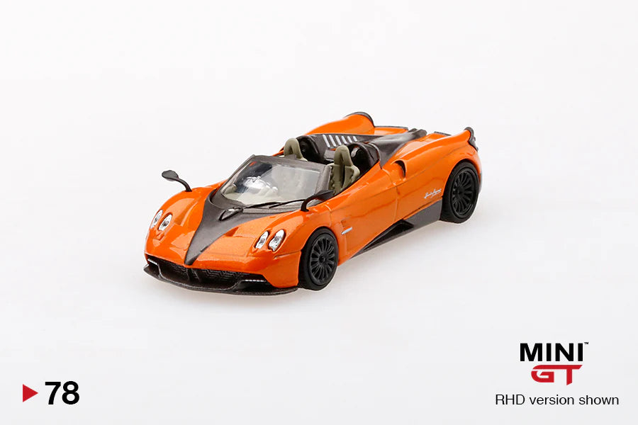 MiniGT - Pagani Huayra Roadster - Arancio Saint Tropez