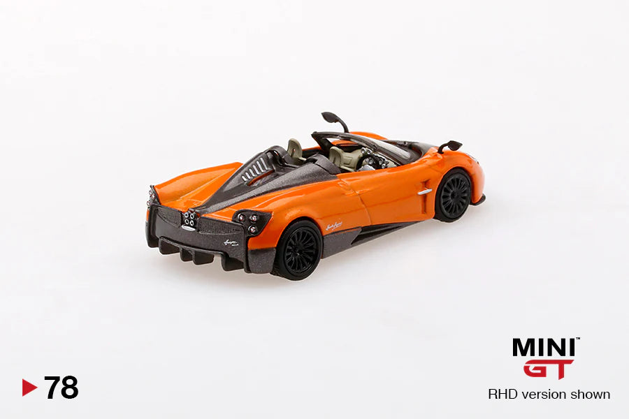 MiniGT - Pagani Huayra Roadster - Arancio Saint Tropez