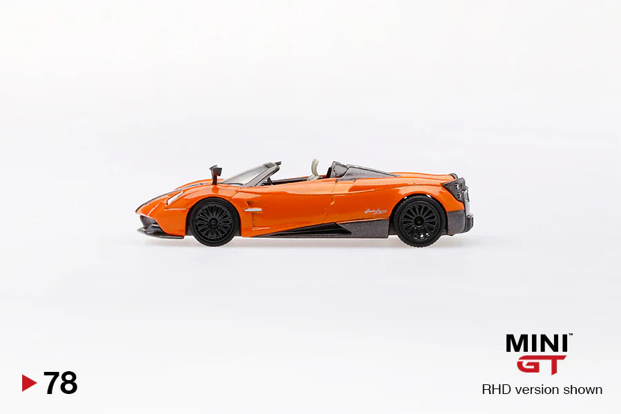 MiniGT - Pagani Huayra Roadster - Arancio Saint Tropez