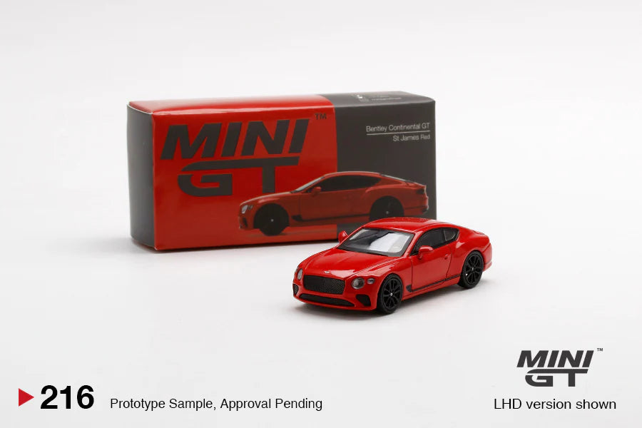 MiniGT - Bentley Continental GT - St James Red