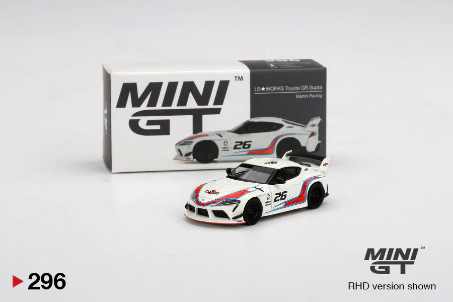 MiniGT - LB★WORKS Toyota GR Supra - Martini Racing