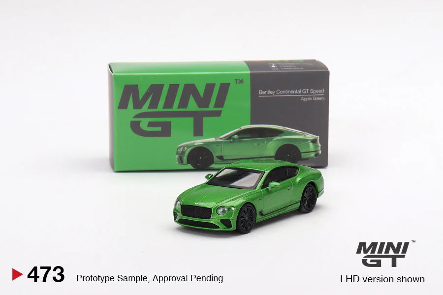 MiniGT - Bentley Continental GT Speed 2022 - Apple Green