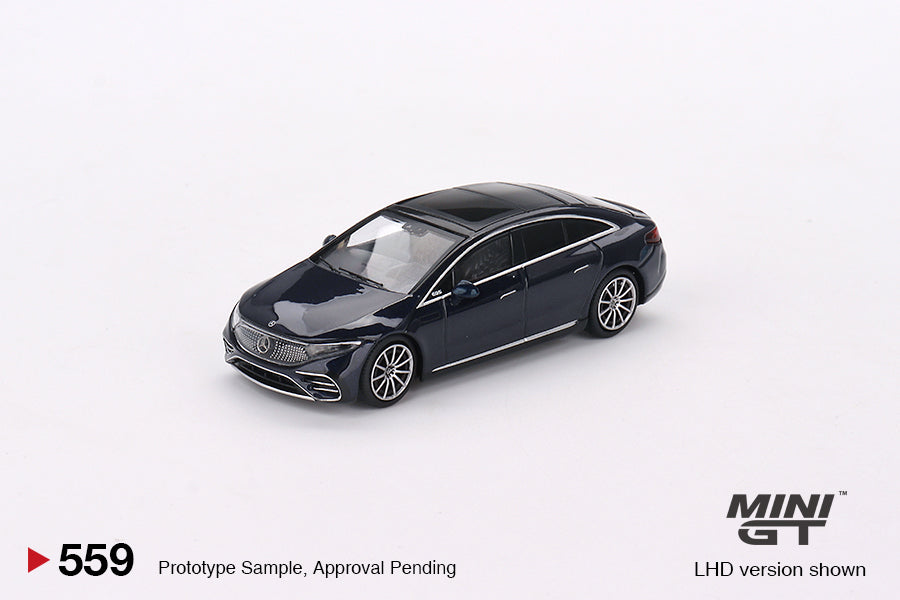 [Box] MiniGT - Mercedes-Benz EQS 580 4MATIC Nautical Blue Metallic - 8