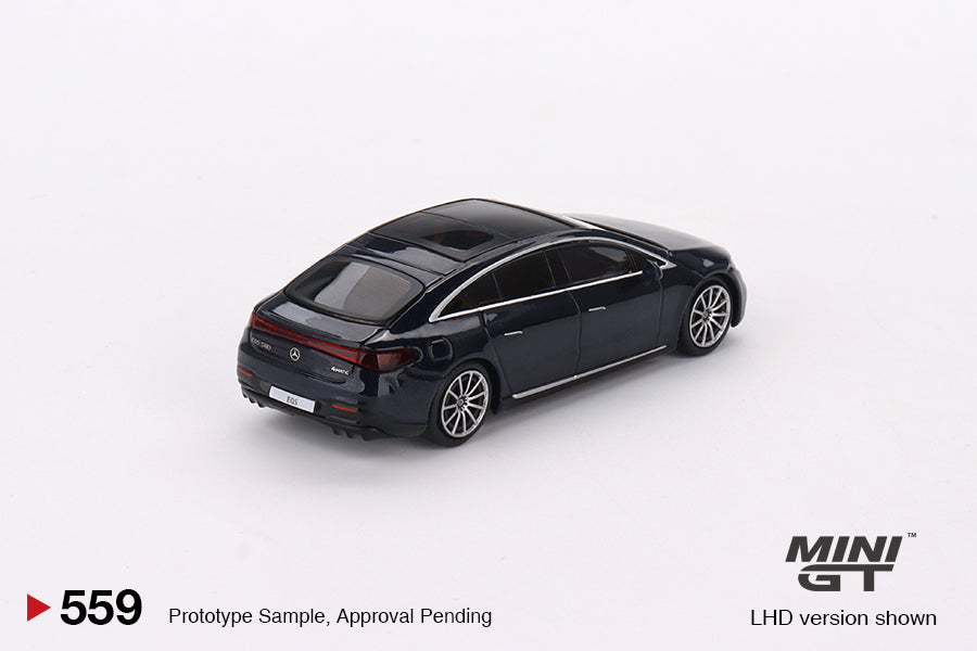 [Pre Order, Box] MiniGT - Mercedes-Benz EQS 580 4MATIC Nautical Blue Metallic - 5