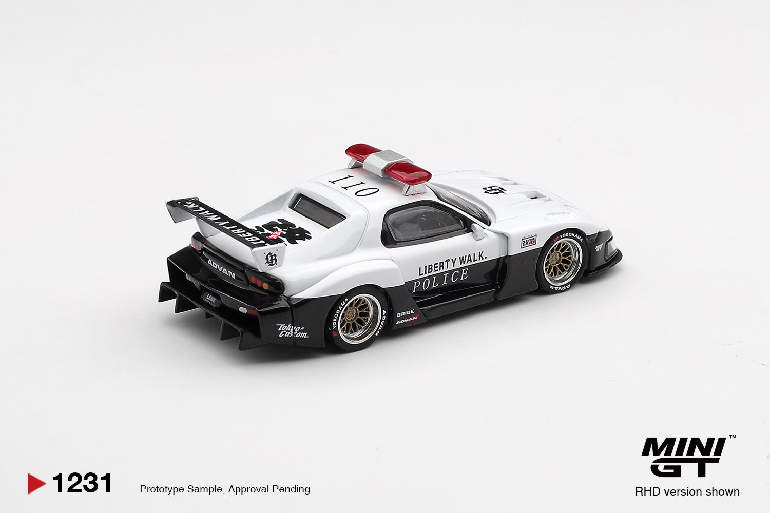 [Pre Order, Box] MiniGT - MAZDA RX-7 LB-Super Silhouette Police
