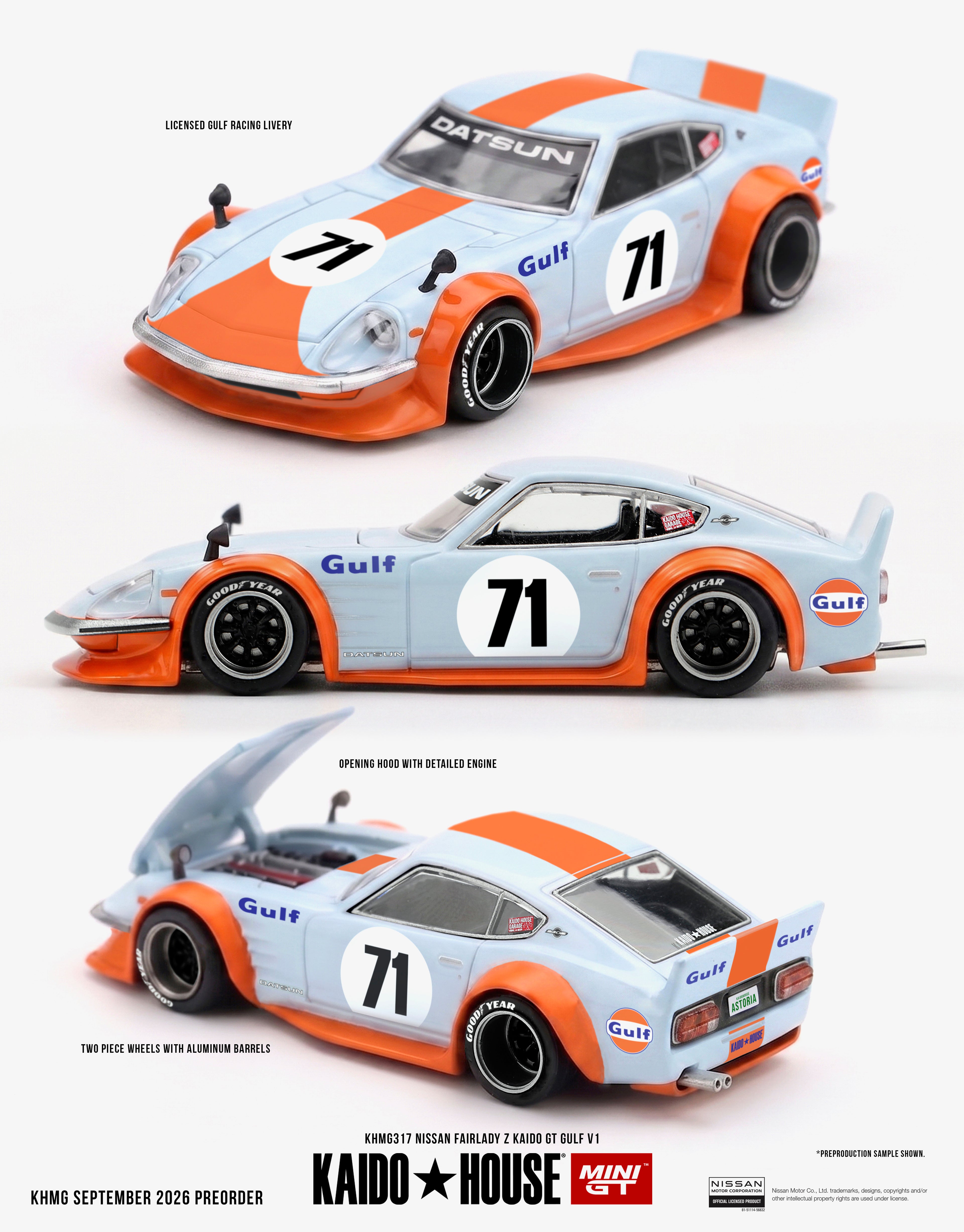 Nissan Fairlady Z Kaido GT GULF V1