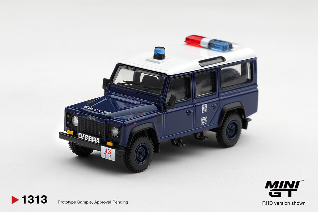 Land Rover Defender 110 Royal HK Police Tai Po District - HK Exclusive Blister Packaging