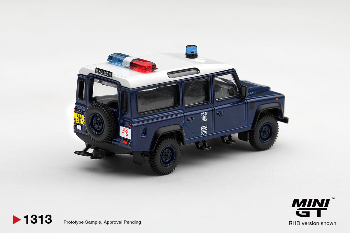 Land Rover Defender 110 Royal HK Police Tai Po District - HK Exclusive Blister Packaging