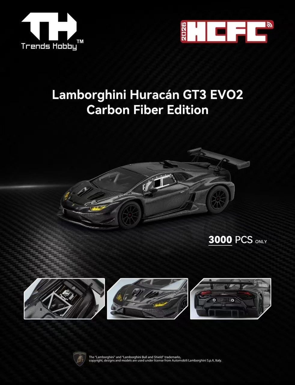 Lamborghini Huracan GT3 EVO2 Carbon Fiber Edition - HCFC 2026