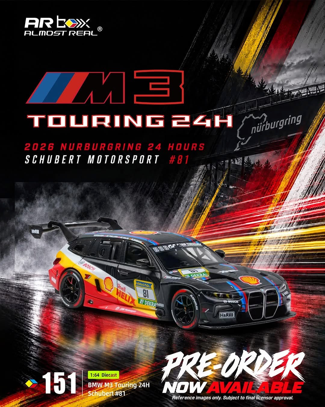 BMW M3 Touring 24H Nürburgring Schubert Motorsport #81