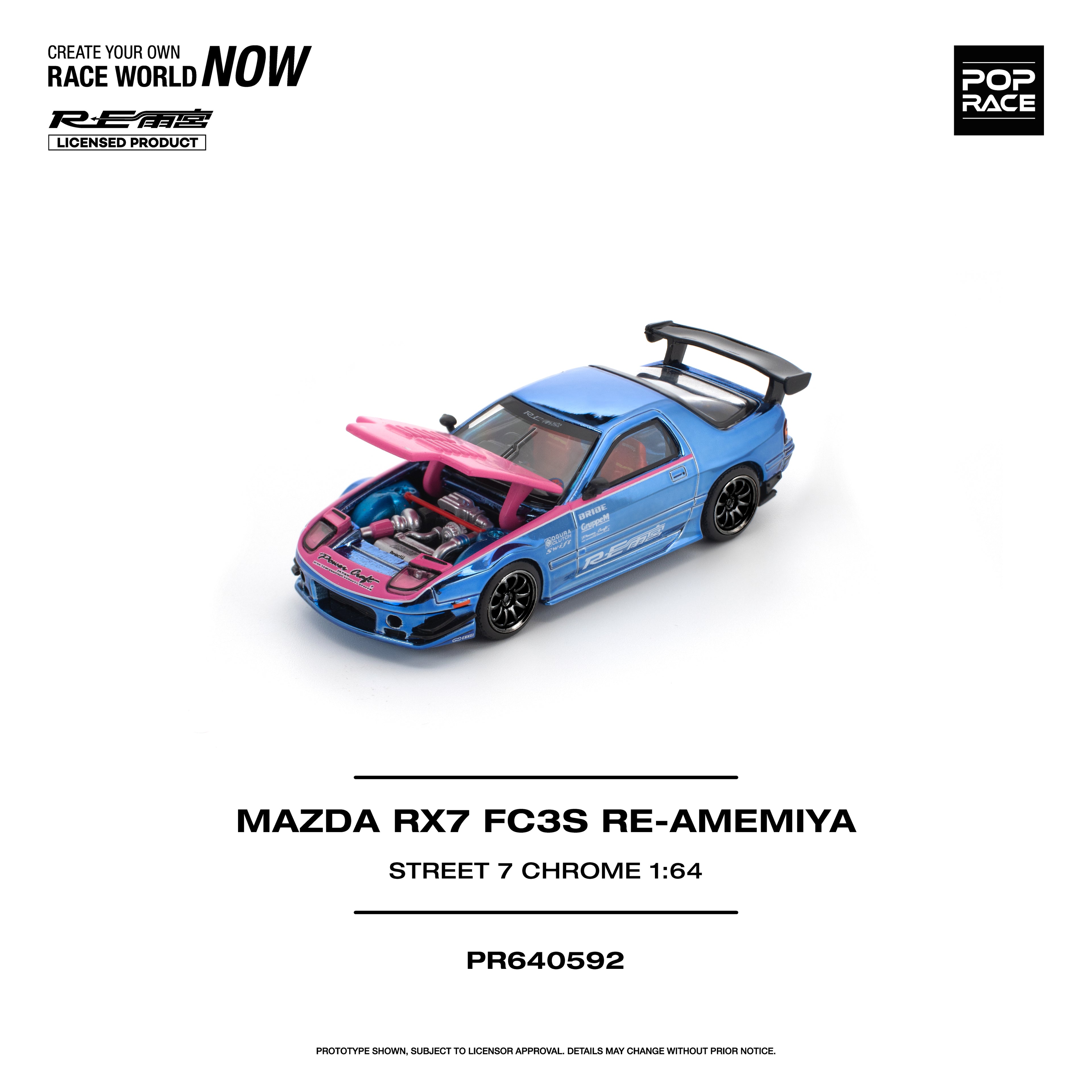 Mazda RX7 (FC3S) Re-Amemiya Street7 - Chrome