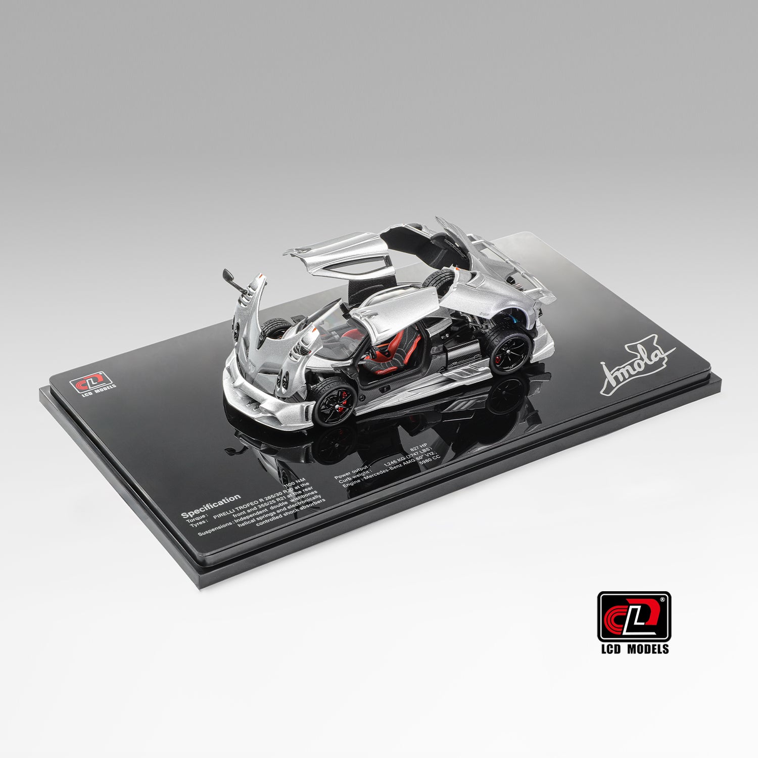 Pagani Imola - Silver Alloy - Full Open