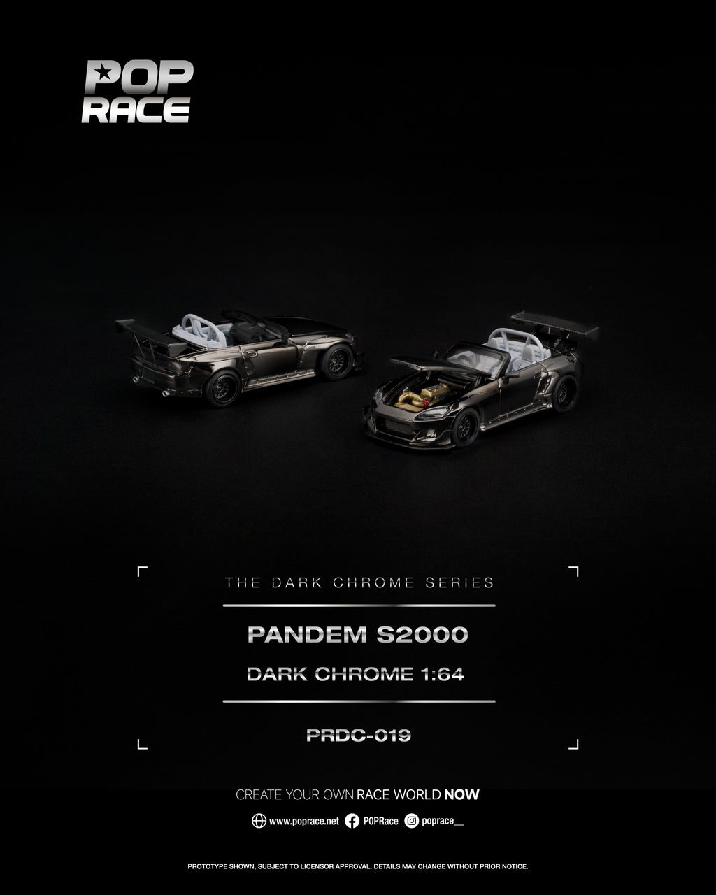 PANDEM S2000 DARK CHROME