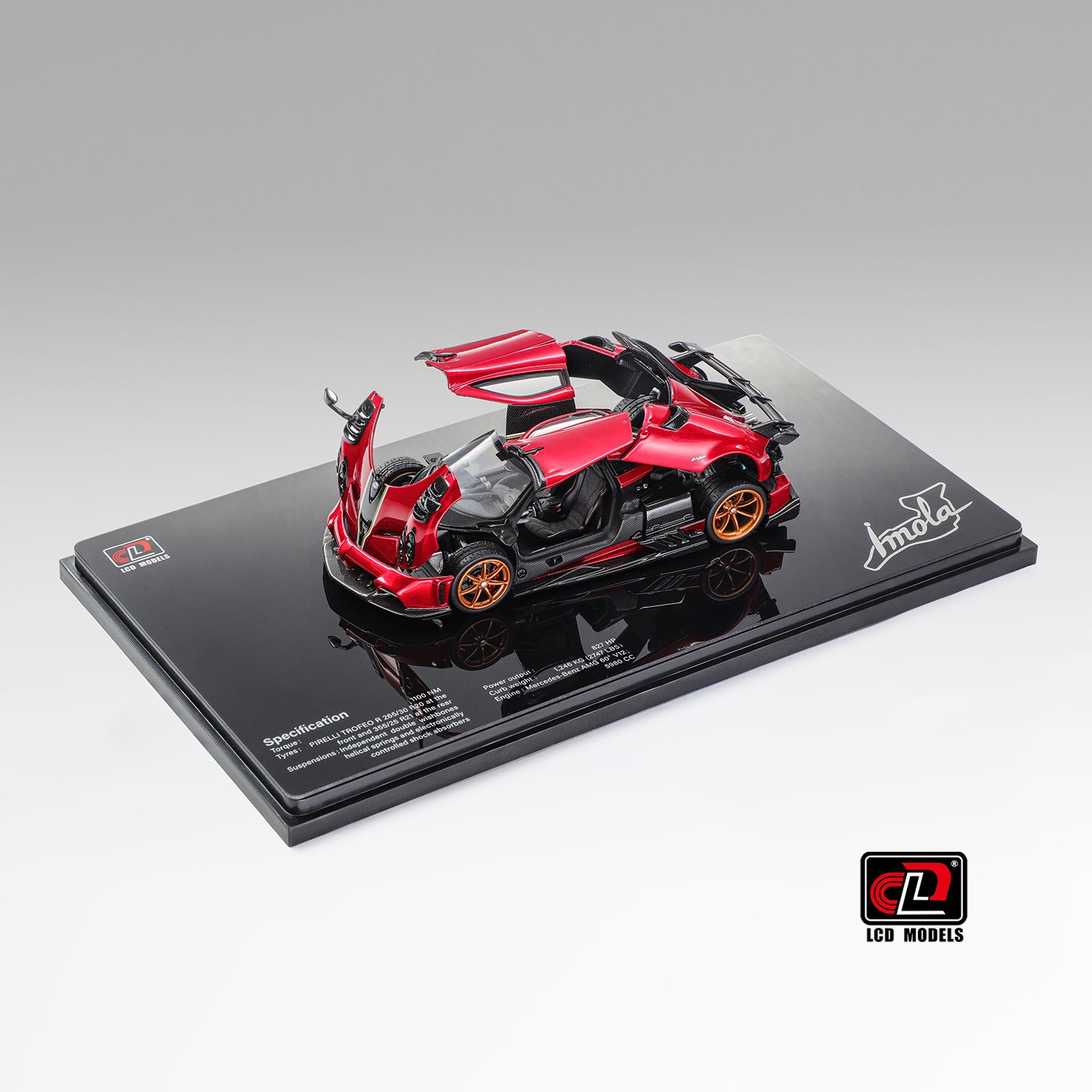 Pagani Imola - Red Alloy - Full Open