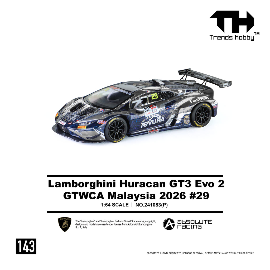 Trends Hobby - Lamborghini Huracan GT3 EVO - GTWCA Malaysia 2026 #29