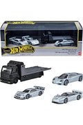 [Imported] HOT WHEELS Premium Fleet Street Set – Porsche 911 GT1, Mercedes-Benz CLK-GTR, McLaren F1