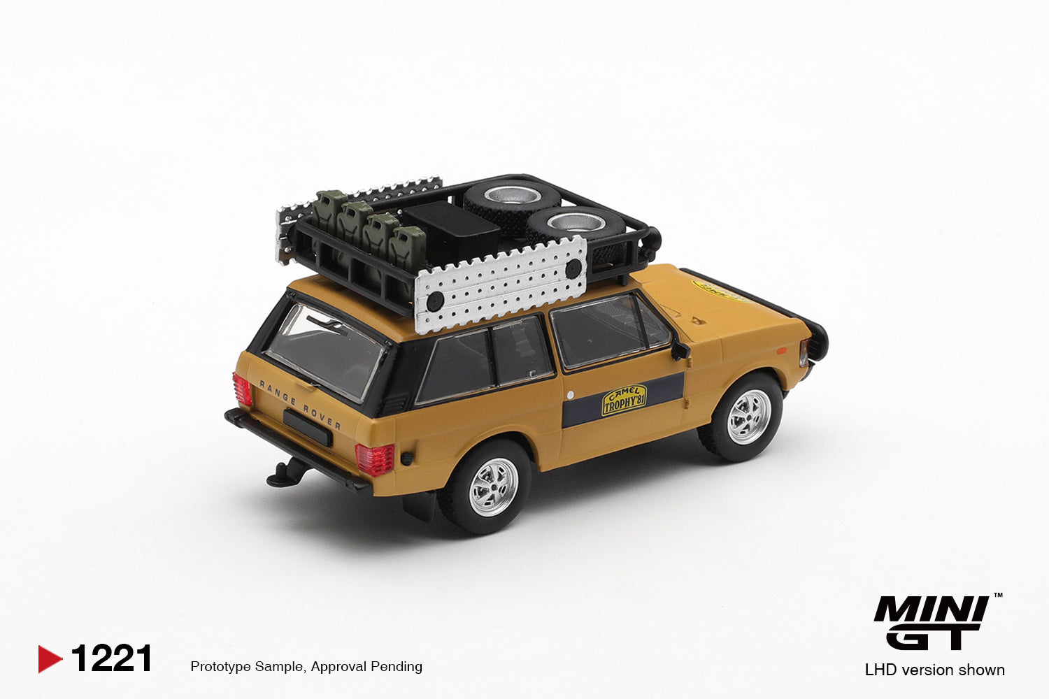 [Pre Order, Box] MiniGT - Range Rover 1981 Camel Trophy Sumatra K.Stoppa & A.Valldorf