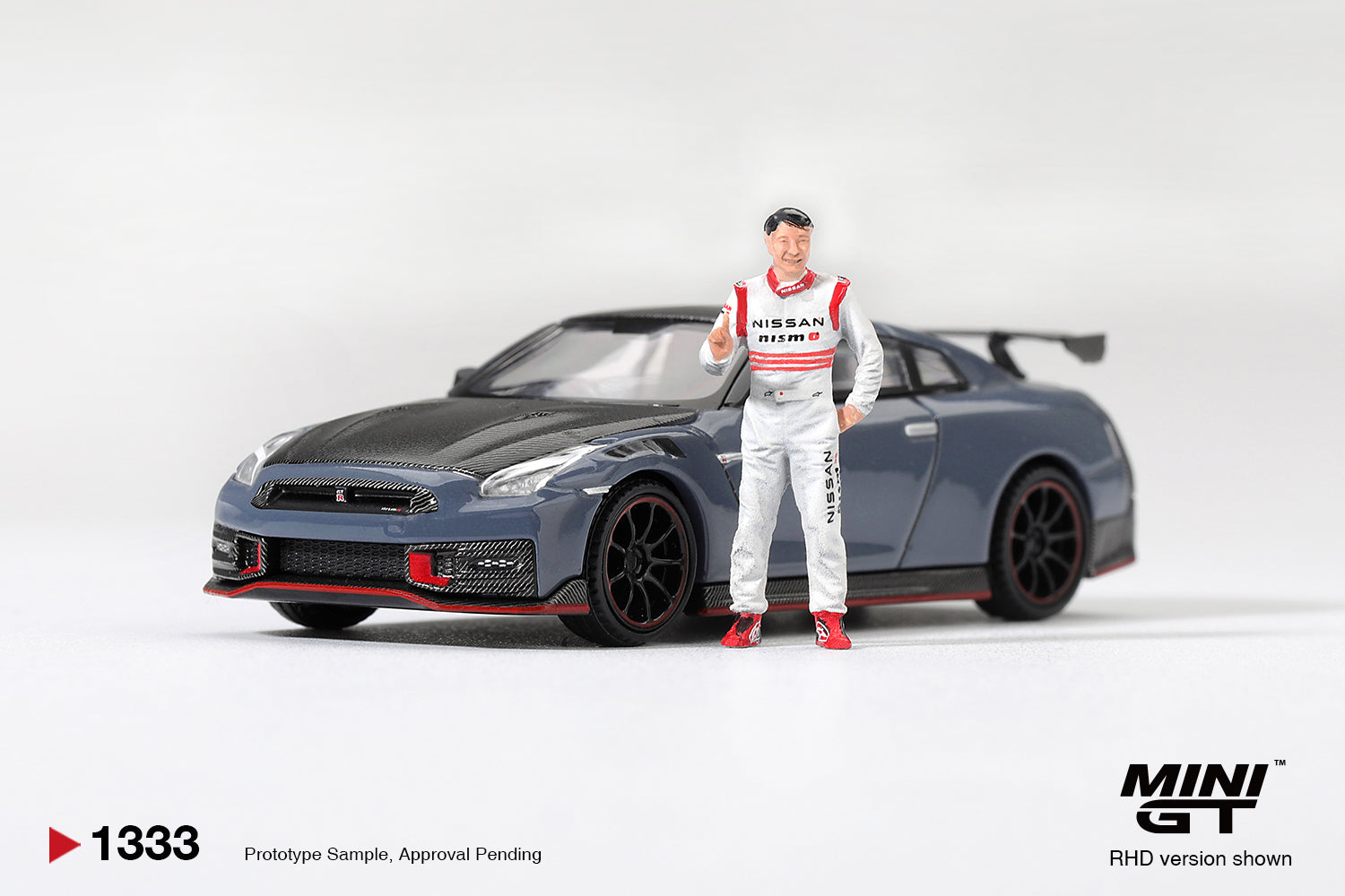 Nissan GT-R Nismo 2024 Tsukuba Production Car Lap Record W / Matsuda Figure - Tsugio Matsuda Collection