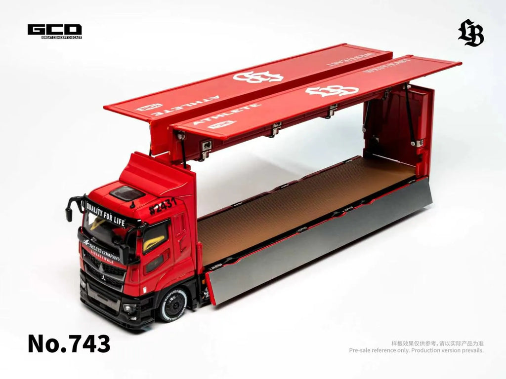 GCD - Mitsubishi Fuso Truck Super Silhouette Red/Black