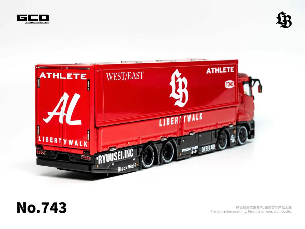 GCD - Mitsubishi Fuso Truck Super Silhouette Red/Black