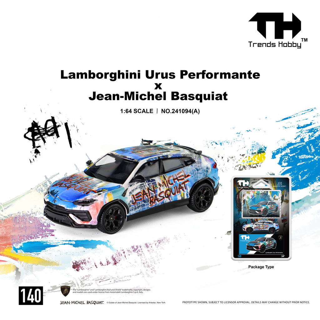 Trends Hobby - Lamborghini Urus Performance x Basquiat - Matte White