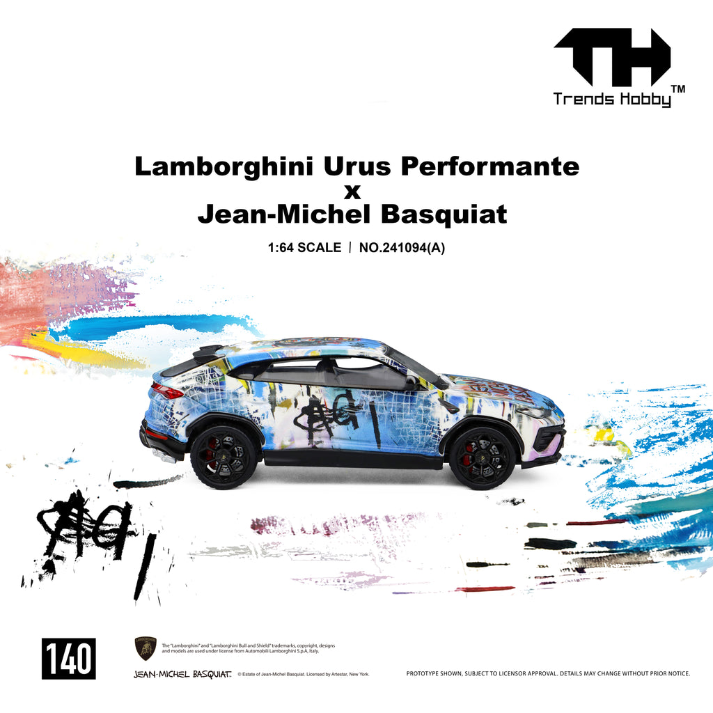 Trends Hobby - Lamborghini Urus Performance x Basquiat - Matte White