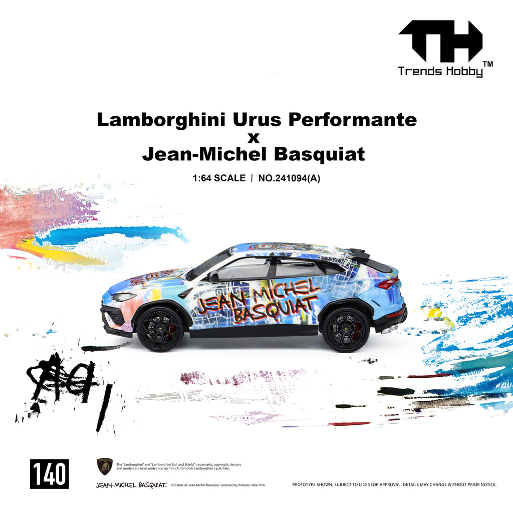 Trends Hobby - Lamborghini Urus Performance x Basquiat - Matte White