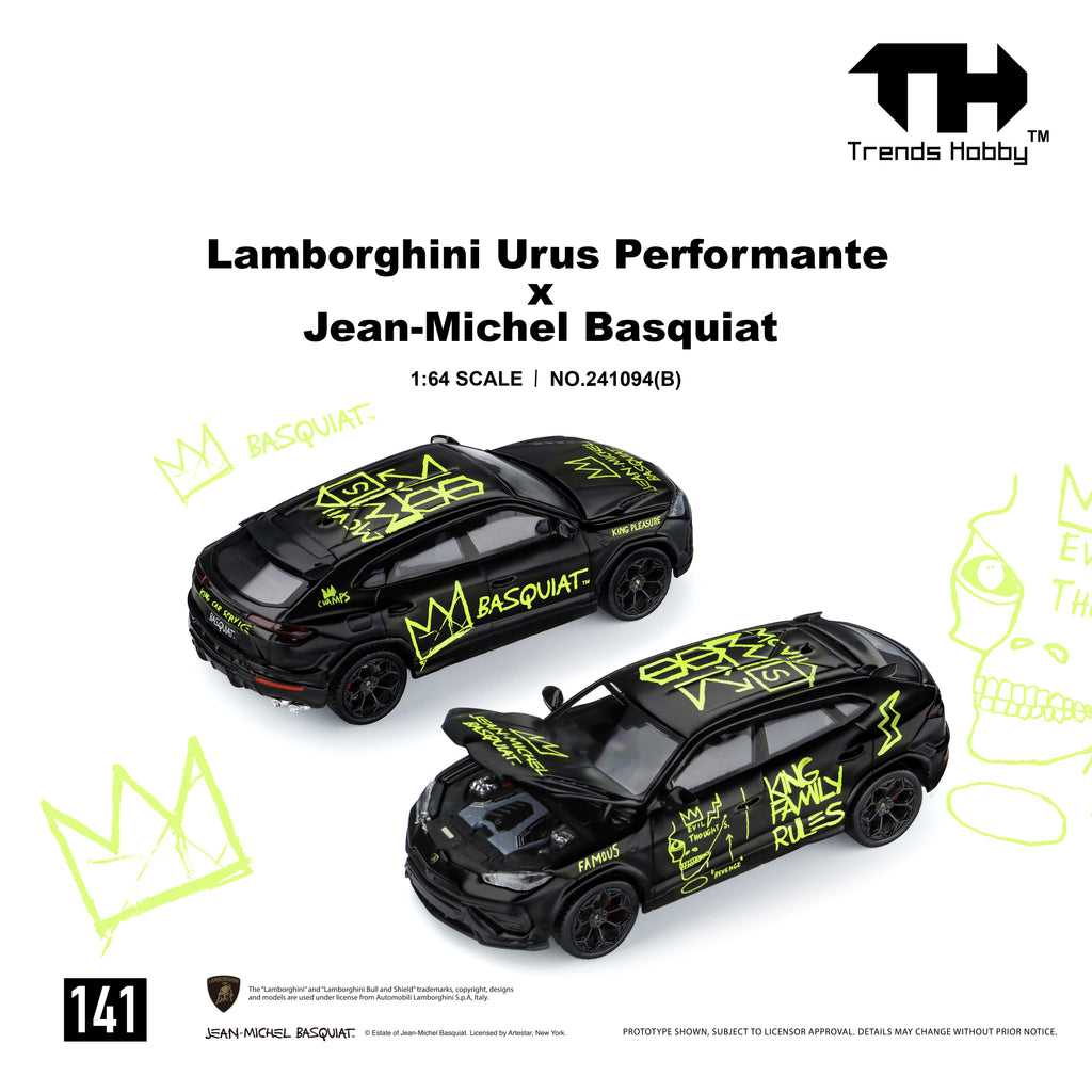 Trends Hobby - Lamborghini Urus Performance x Basquiat - Matte Black