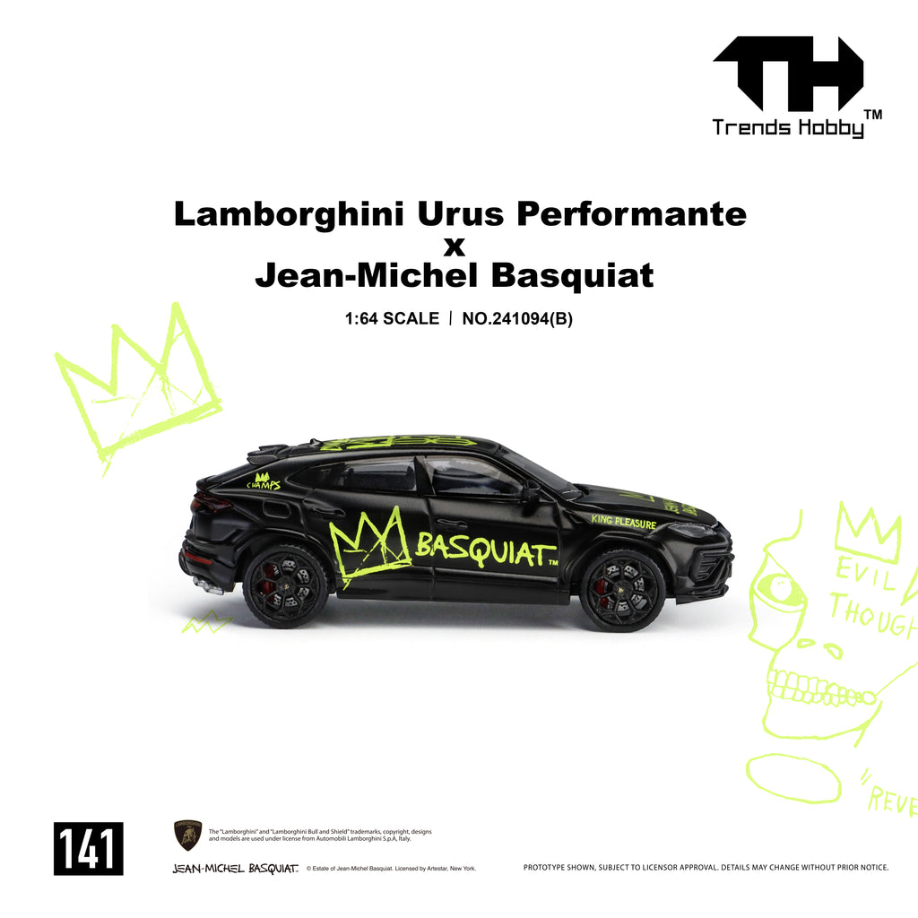 Trends Hobby - Lamborghini Urus Performance x Basquiat - Matte Black
