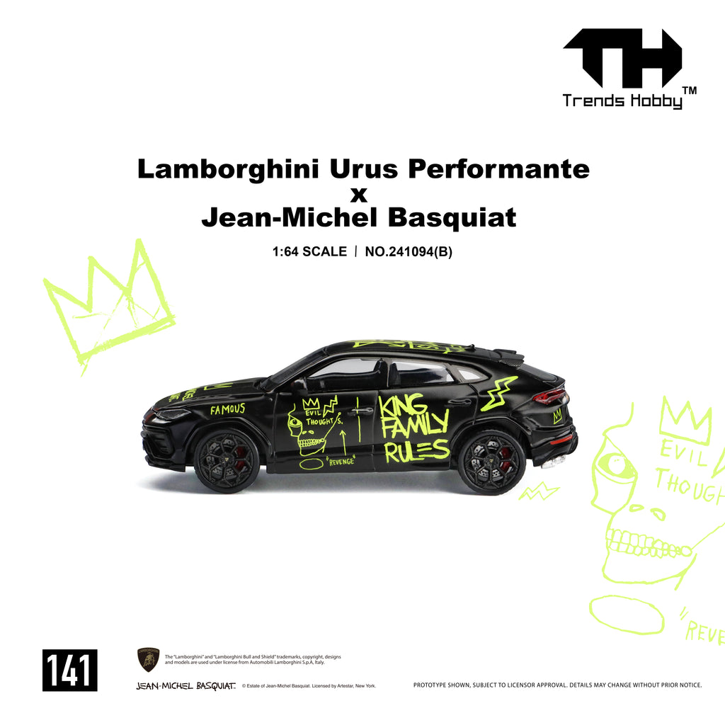Trends Hobby - Lamborghini Urus Performance x Basquiat - Matte Black