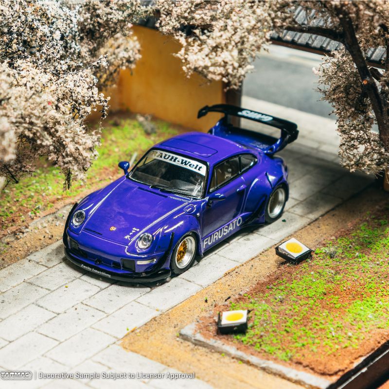 [Pre Order, Free Shipping] Tarmac Works RWB 993 Furusato + Trading Cards Combo
