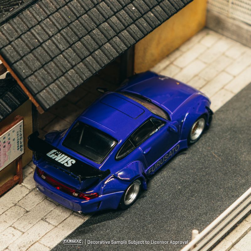 [Pre Order, Free Shipping] Tarmac Works RWB 993 Furusato + Trading Cards Combo