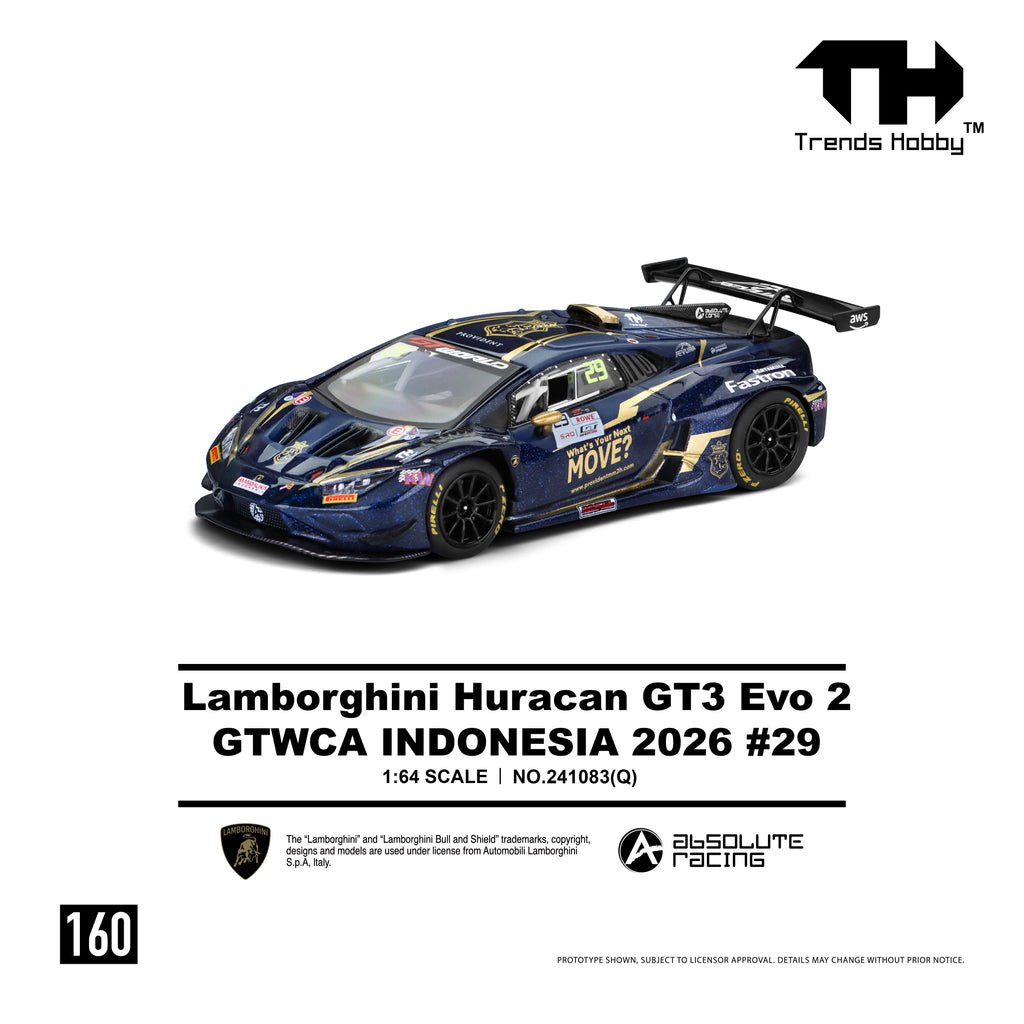 Lamborghini Huracan GT3 EVO2 - GTWCA Indonesia 2026 #29