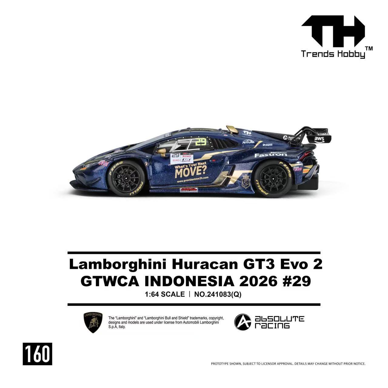 Lamborghini Huracan GT3 EVO2 - GTWCA Indonesia 2026 #29